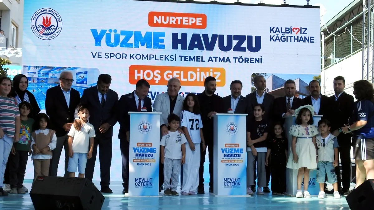 Gündemden Son Bilgiler: Kağıthane'de Nurtepe Yüzme Havuzu ve Spor Kompleksi'nin temeli atıldı | İşte Tüm Ayrın