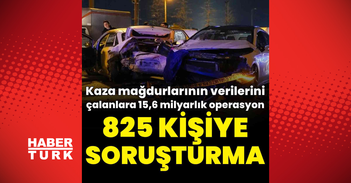 Gündemden Son Bilgiler: Trafik kazası mağdurlarının verilerini çalanlara operasyon
