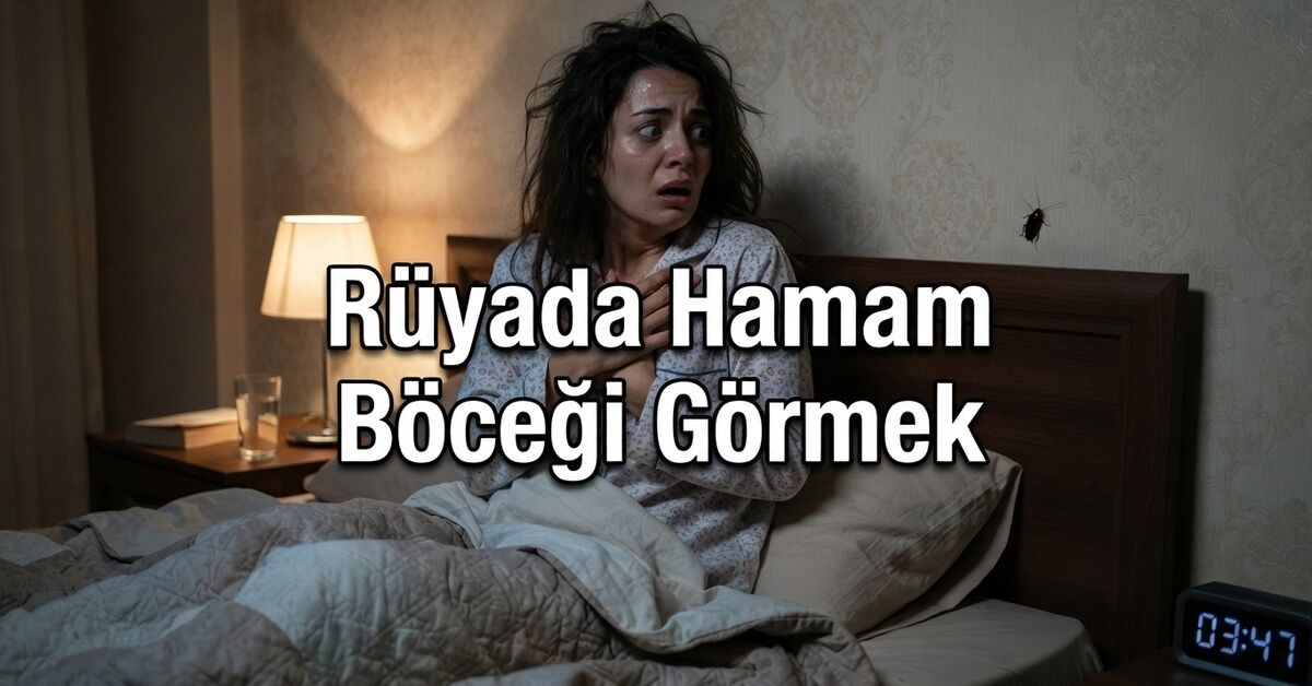 Son Gelişme: Rüyada hamam böceği görmek ne anlama gelir? | İşte Tüm Ayrıntılar