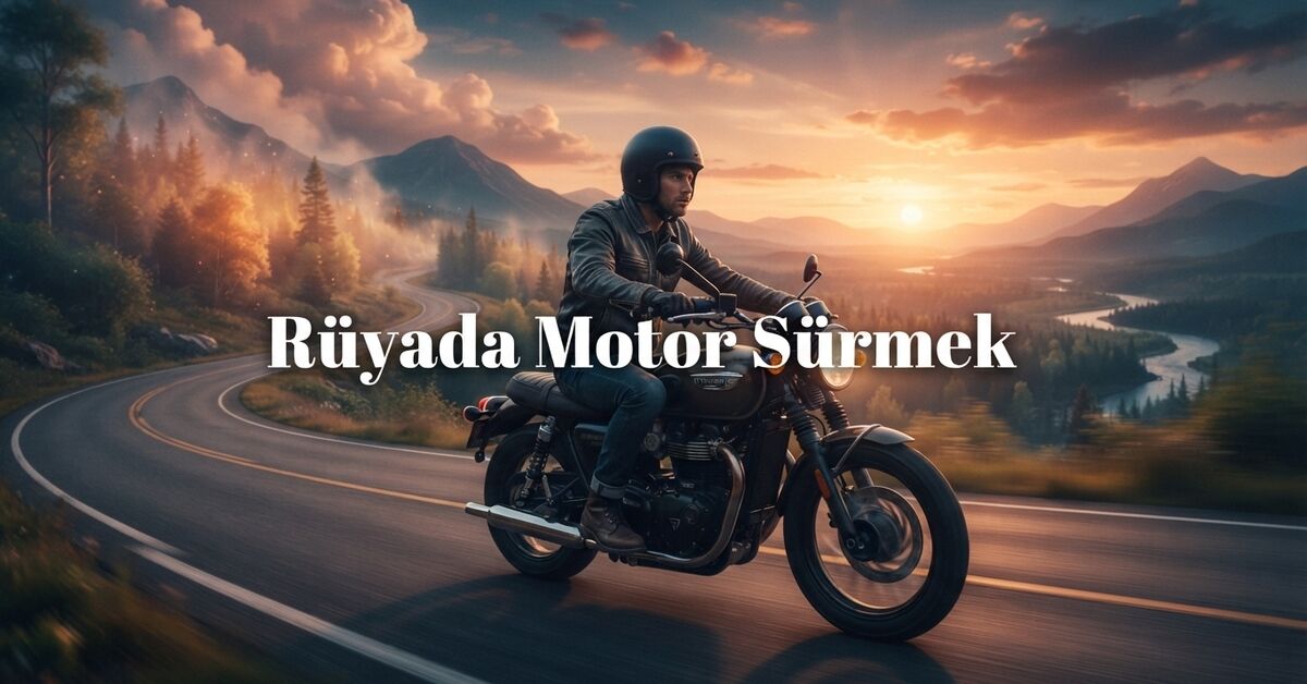 Ayrıntılar Netleşti: Rüyada motor sürmek ne anlama gelir? ve Merak Edilenler