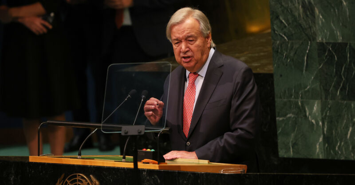 Guterres'ten 'İki devletli çözüm' vurgusu: Gelişmeler Takip Ediliyor