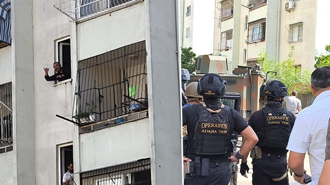 Gündemden Son Bilgiler: Adana'da hareketli dakikalar: Yakalanacağı anladı, eline el bombası alıp kendisini eve