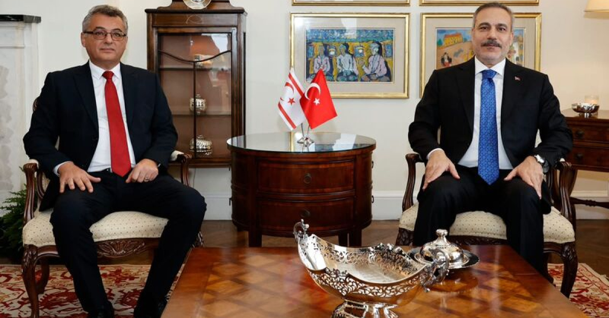 Bakan Fidan, KKTC Cumhurbaşkanı ile görüştü