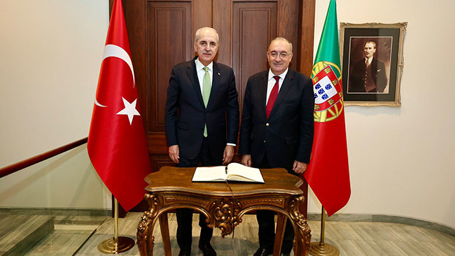 Kritik Açıklama: TBMM Başkanı Kurtulmuş, Lizbon Büyükelçiliği’ni ziyaret etti