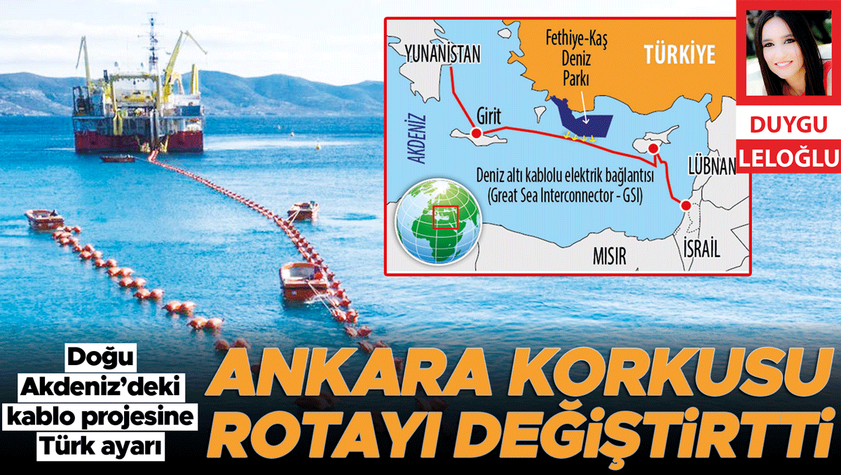 Kritik Açıklama: Doğu Akdeniz’deki kablo projesine Türk ayarı... Ankara korkusu rotayı değiştirtti: Gelişmeler