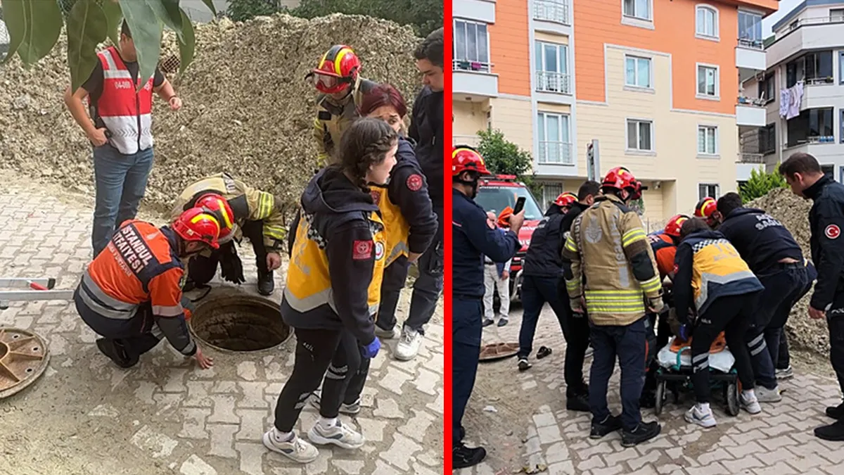 Ayrıntılar Netleşti: Avcılar’da korku dolu anlar! Yaşlı kadın açılan rögar kapağından metrelerce aşağı gerilem
