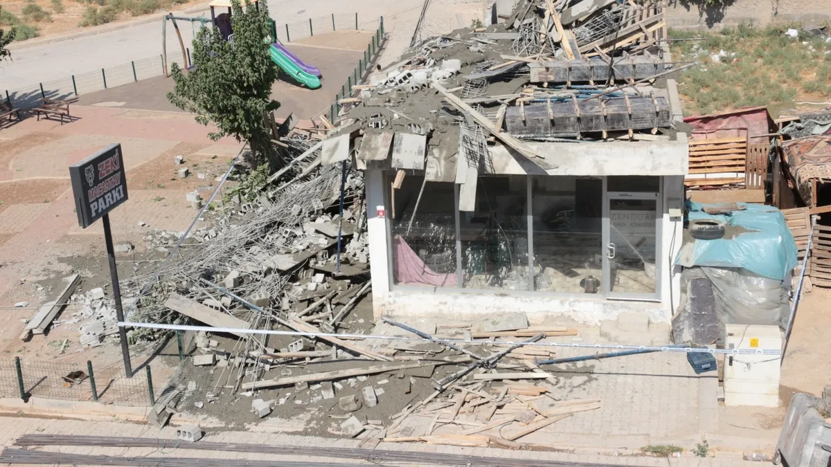 İnşaatta göçük: 5 işçi yaralandı - Son Dakika Bilgileri