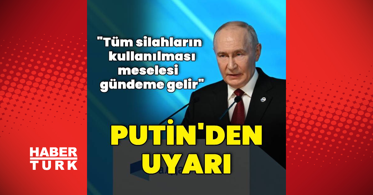 Vladimir Putin'den uyarı