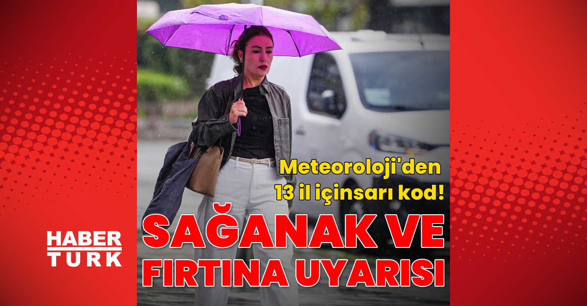 Sıcak Gündem: Sağanak yağmur ve fırtına uyarısı: Gelişmeler Takip Ediliyor