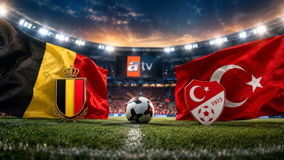 Belçika Türkiye maçı canlı izle: Milli maç şifresiz ATV canlı yayın ekranında!