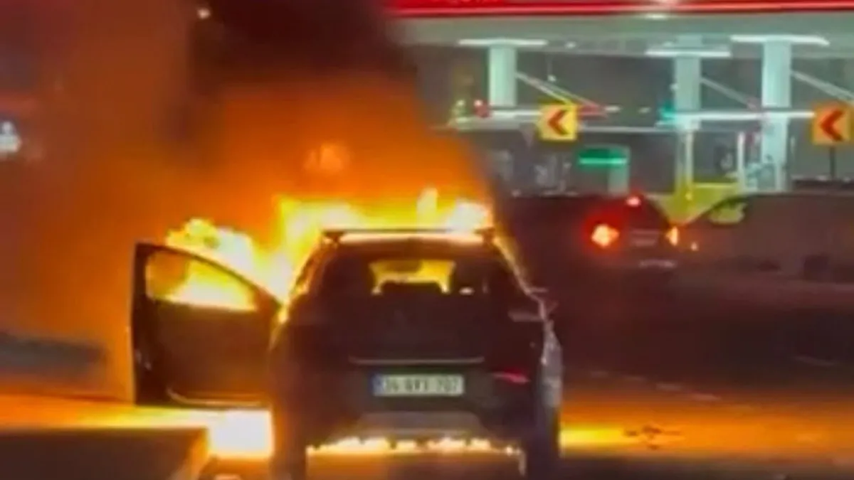 Kritik Açıklama: Seyir halindeki cip alev alev yandı! ve Merak Edilenler