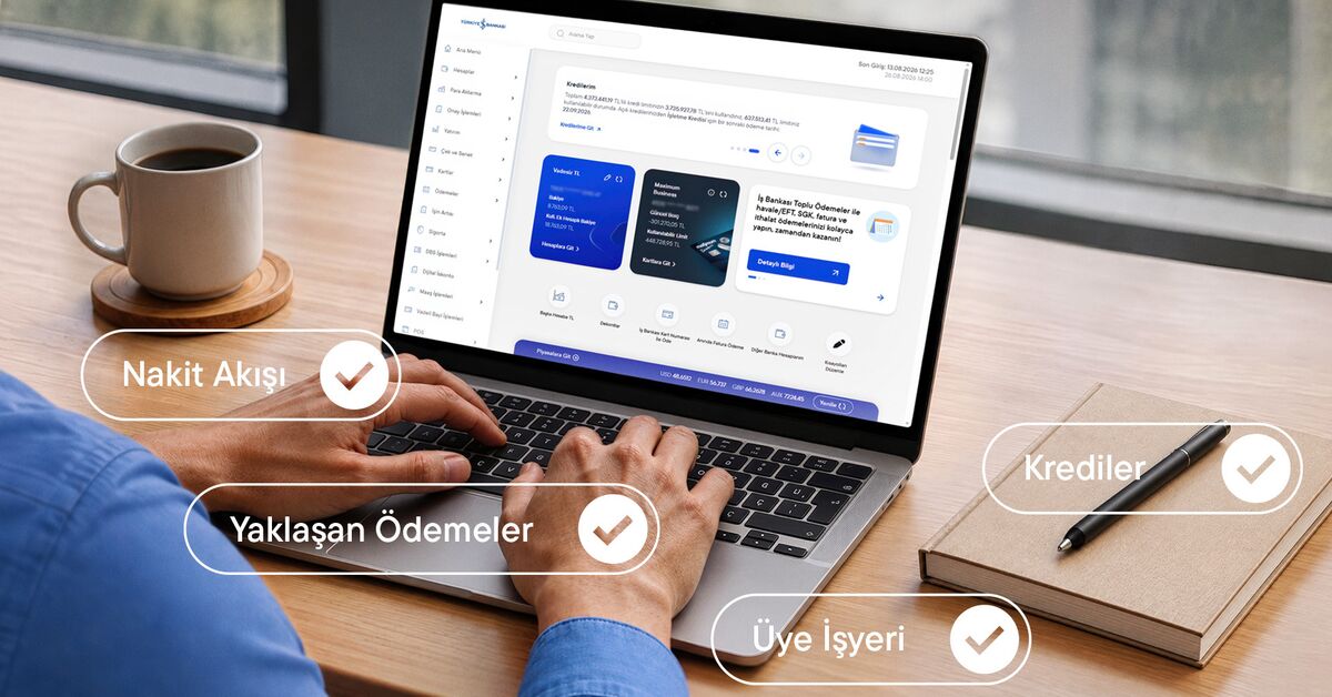 Ayrıntılar Netleşti: İş Bankası Ticari İnternet Şubesi'ni yeniledi