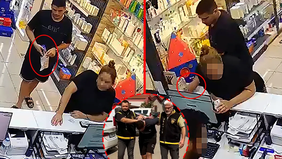 Gündemden Son Bilgiler: Yer Edirne! Esnafın kabusu oldu! Önce eczaneye ardından markete girip ne varsa çaldı: