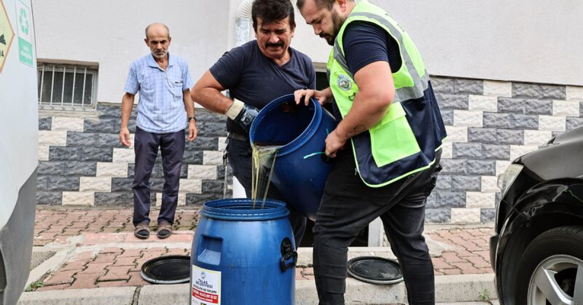 Gündemden Son Bilgiler: Talas'ta 15 ton bitkisel atık yağ toplandı: Gelişmeler Takip Ediliyor