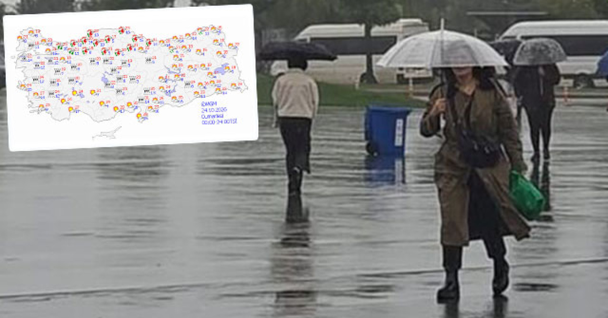 Sıcak Gündem: Meteoroloji saat verip uyardı... 2 bölgede sağanak