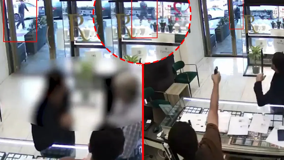 Esenyurt’taki kuyumcu saldırısında yeni görüntüler gözler önüne serildi! Kolye almak için girip indirim istemi