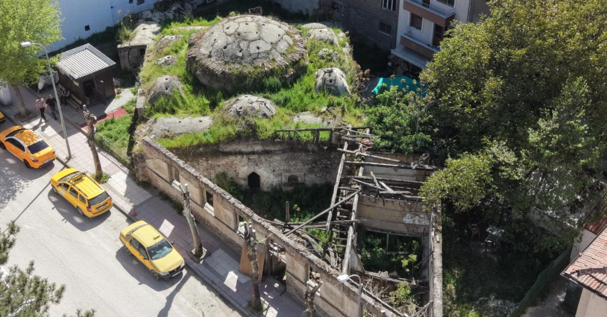 Taşköprü'deki tarihi hamam kütüphane olacak