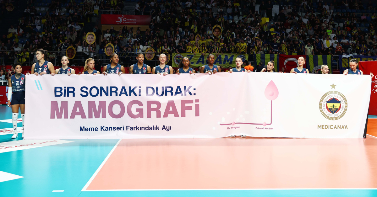 Ayrıntılar Netleşti: Fenerbahçeli voleybolculardan meme kanserinde erken tanı çağrısı