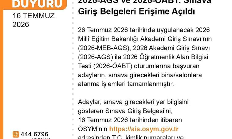 AGS and ÖABT entrance documents are now available - Breaking News