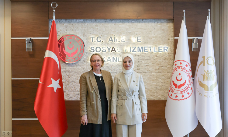 Ayrıntılar Netleşti: Aile ve Sosyal Hizmetler Bakanı Göktaş, BM Kadın Birimi Türkiye Ülke Direktörü Guimond il