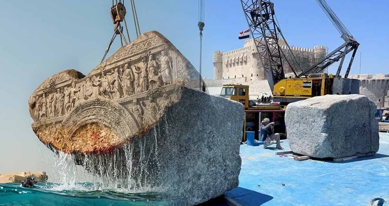 Gündemden Son Bilgiler: Akdeniz'in dibinde bulunan 80 tonluk devasa taş blokları 'Dünyanın 7 harikasından biri