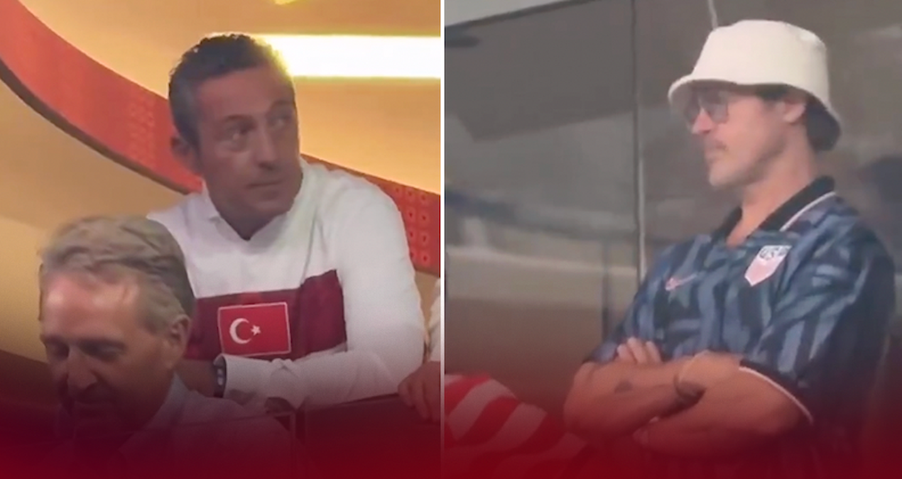 Gündemden Son Bilgiler: Ali Koç ve Brad Pitt milli maçı yan yana izledi! - En Son Haber - Son Dakika Bilgileri