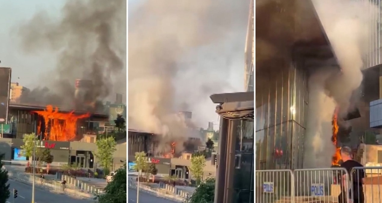 Fire panic near the hotel where Trump will stay in Ankara - News