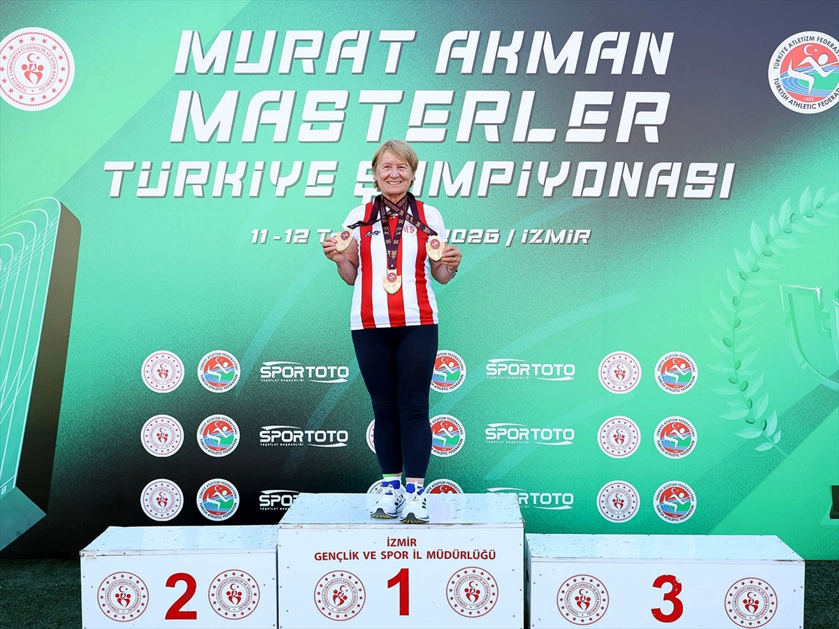 Son Gelişme: Antalyasporlu master atlet Çiçek Solon Şensoy, Türkiye Şampiyonası'nda 3 altın madalya kazandı -