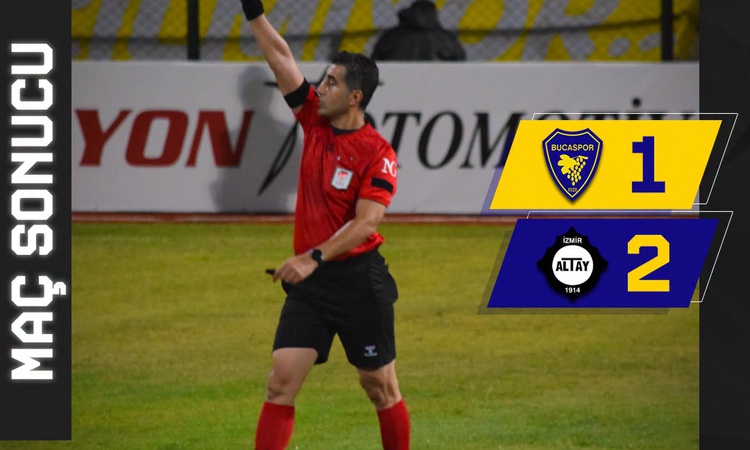 Ayrıntılar Netleşti: Altay'a 2-1 yenilen Bucaspor 1928, maç sonrası hakem İsmail Güzel'e yüklendi