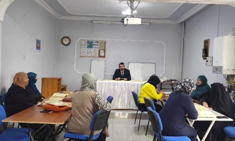 Ayrıntılar Netleşti: Bayburt Aydıntepe'de Müftü Koyuncu Kur'an kurslarında kadınlarla buluştu | İşte Tüm Ayrın