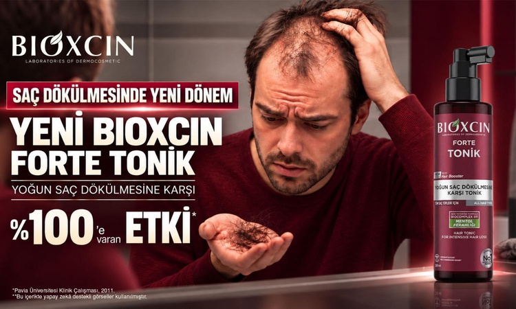 Ayrıntılar Netleşti: BIOXCIN FORTE AİLESİNİN YENİ ÜYESİ: YOĞUN SAÇ DÖKÜLMESİNE KARŞI %100’E VARAN ETKİLİ FORTE