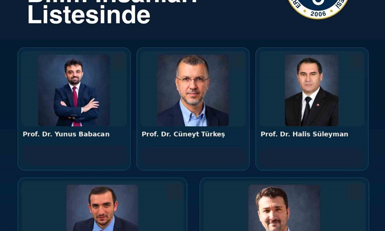 Ayrıntılar Netleşti: EBYÜ'den 5 akademisyen, dünyanın en etkili bilim insanları 2026 listesinde yer aldı: Geli