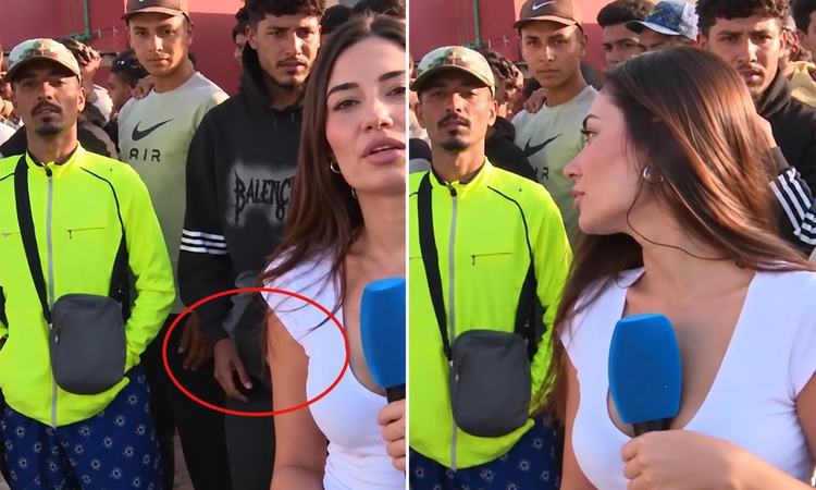 Ayrıntılar Netleşti: İspanyol muhabir canlı yayında taciz edildi! Bozuntuya vermeden devam etti | İşte Tüm Ayr