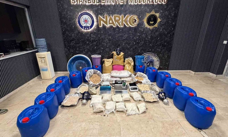 Ayrıntılar Netleşti: İstanbul'da operasyonlarda 188 şüpheli yakalandı, 551 kilo 450 gram metamfetamin bulundu