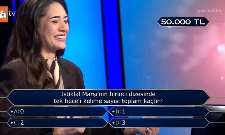 Ayrıntılar Netleşti: İstiklal Marşı'nın birinci dizesinde tek heceli kelime sayısı toplam kaçtır? | İşte Tüm A