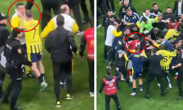 Ayrıntılar Netleşti: Kerem Aktürkoğlu kendi hocasının yakasına yapıştı, Eren Elmalı yerde yatan futbolcuya tek