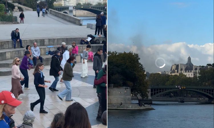 Ayrıntılar Netleşti: Paris’in iki farklı yüzü: Bir yanda dans, diğer yanda yangın!: Gelişmeler Takip Ediliyor