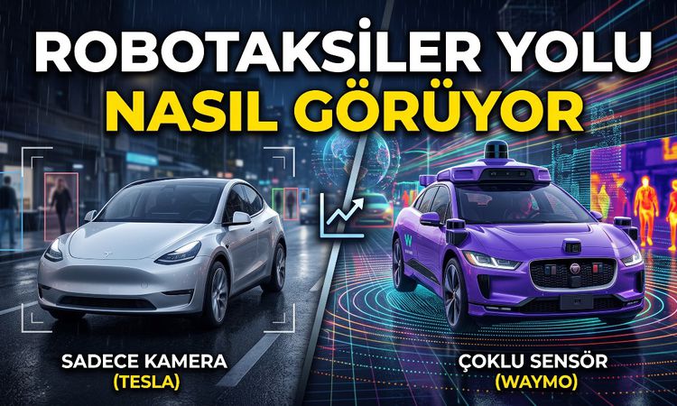 Ayrıntılar Netleşti: Robotaksiler Nasıl Görüyor? Otonom Sürüşün Sensör Teknolojileri: Gelişmeler Takip Ediliyo