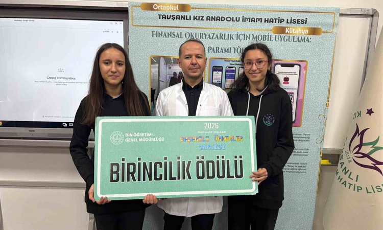 Ayrıntılar Netleşti: Tavşanlı Kız İmam Hatip Lisesi, 'Paramı Yönet' ile 362 proje arasından birinci oldu | İşt