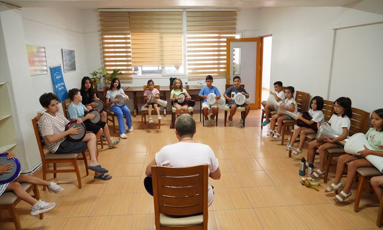 Ayvalık'ta çocuklar için ritim atölyesi - Son Dakika Haberleri - Son Dakika Bilgileri