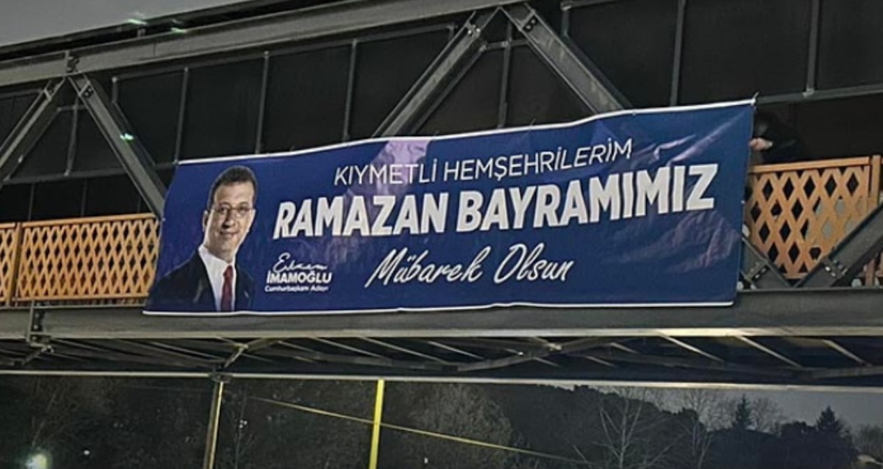 Ayrıntılar Netleşti: Bayramda da boş durmadılar! İmamoğlu'nun o afişlerini söktüler - Haberleri: Gelişmeler Ta