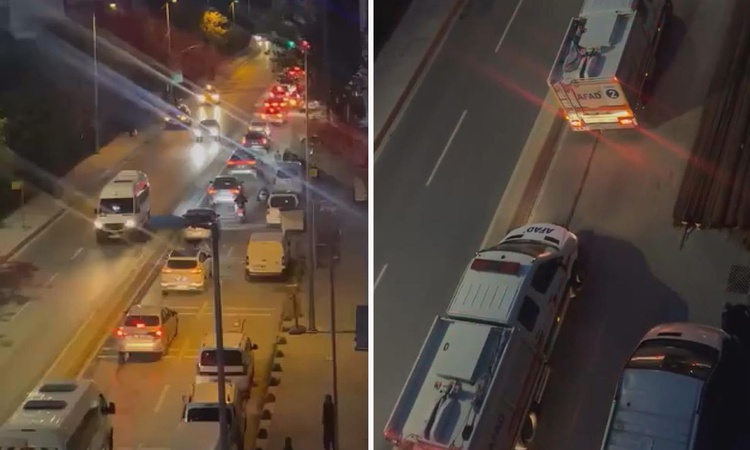 Bayrampaşa'da yol çöktü; mahsur kalanlar var - Son Dakika Bilgileri