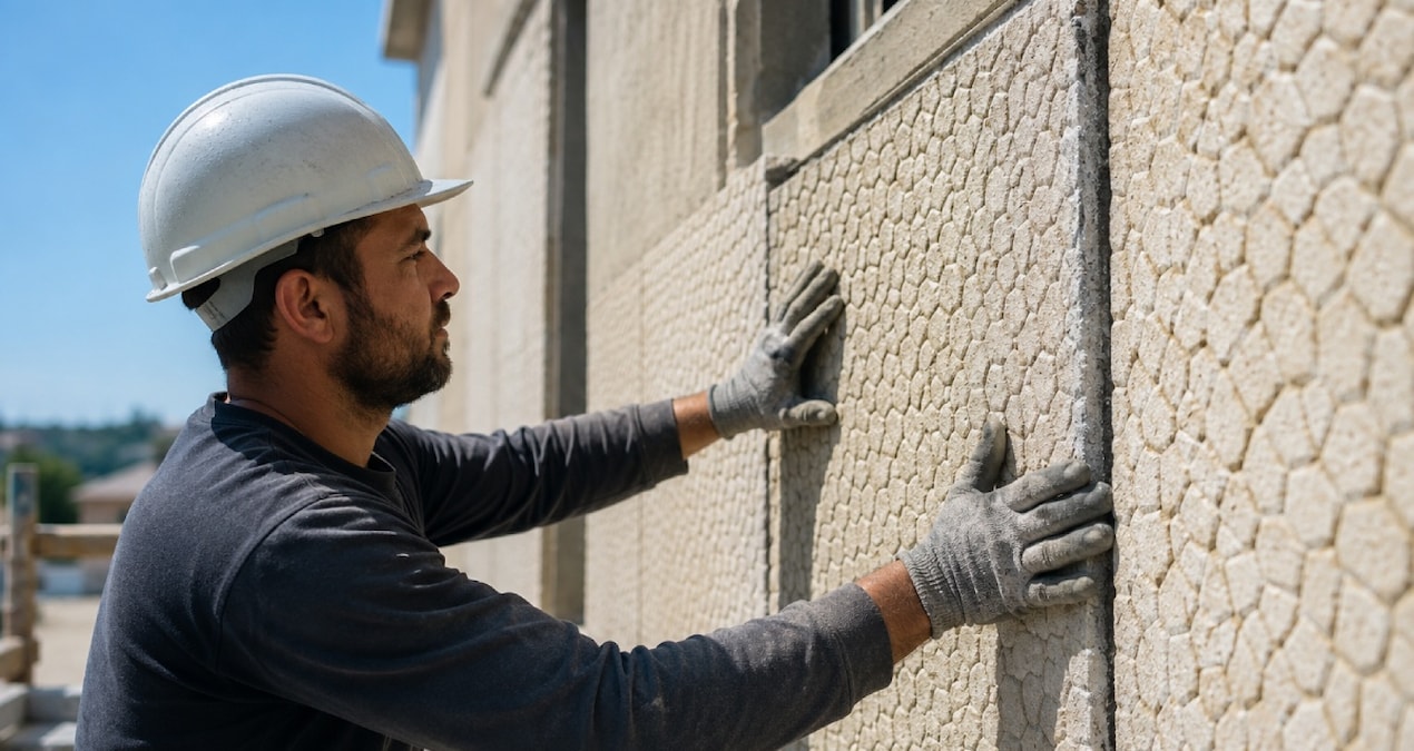 It is placed outside buildings and provides a shield against scorching heat - Latest News