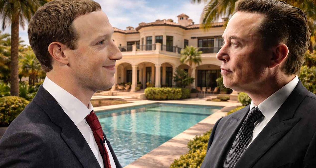 Kritik Açıklama: Birbirlerini sevmemelerine rağmen, Musk ve Zuckerberg ev satın alırken aynı tekniği kullanıyo