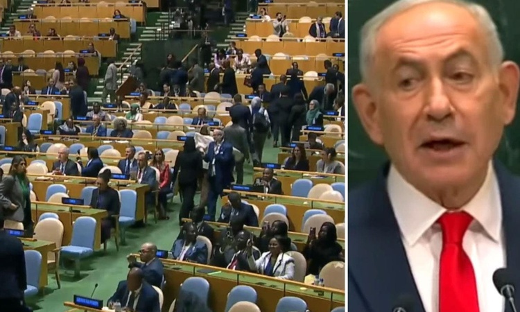BM Genel Kurulu’nda Netanyahu’ya şok protesto: Çok sayıda ülke heyeti salonu terk etti