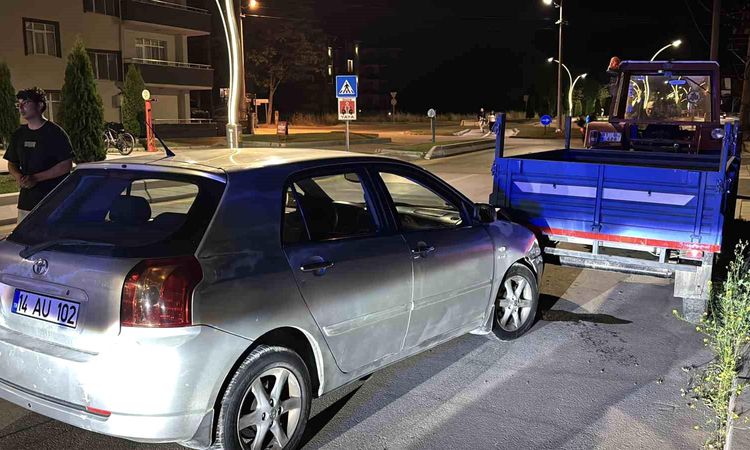 A car that went out of control crashed into a trailer in Bolu - News
