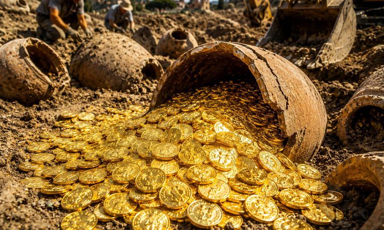 600 kilograms of gold found during water pipe installation