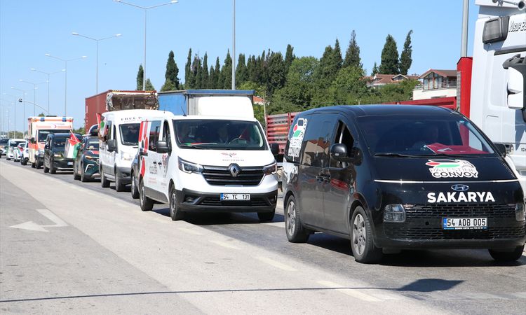 Bosna Hersek'ten hareket eden "Filistin Konvoyu" Sakarya'ya ulaştı - Son Dakika