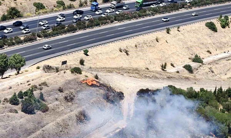 Air and land intervention to the flames in Buca - Last Minute
