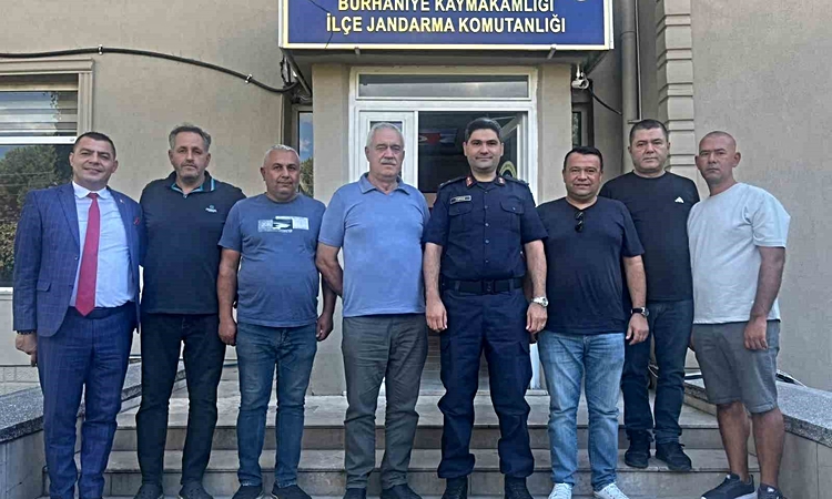 Burhaniye de Esnaf ve Sanatkarlar Odası yönetimi Jandarma komutanını ziyaret etti | İşte Tüm Ayrıntılar